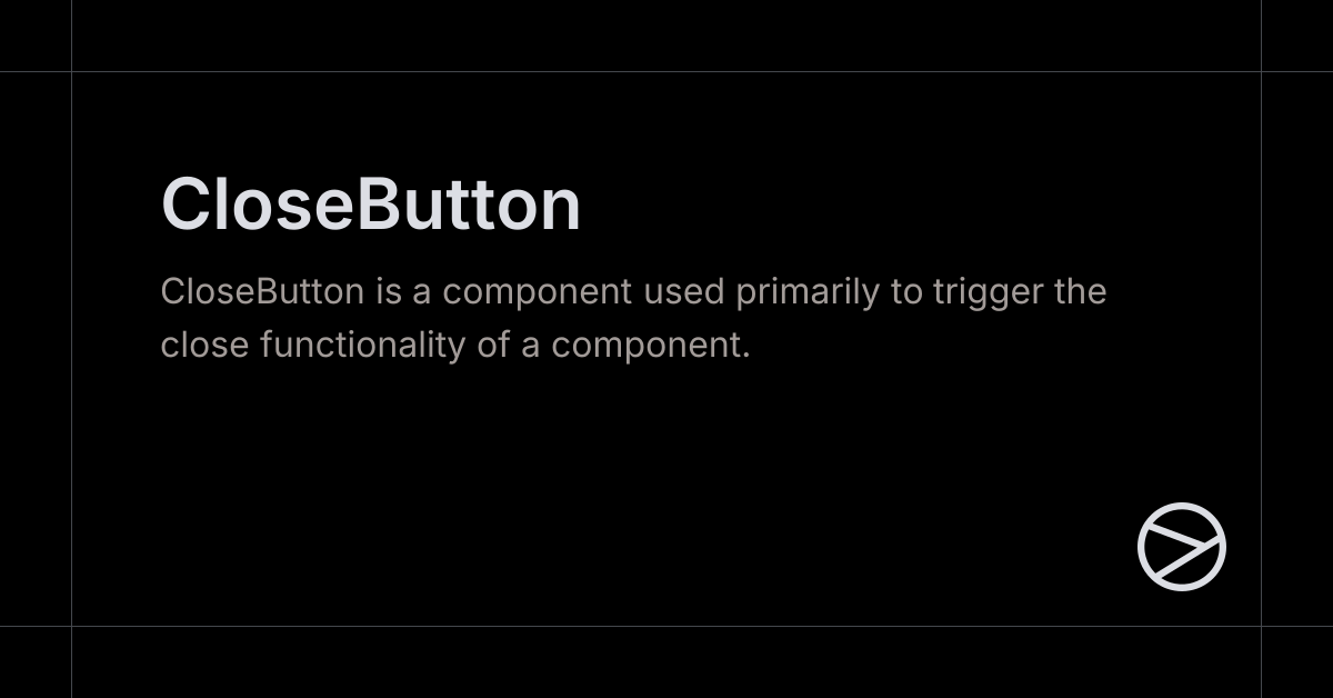 CloseButton - Yamada UI
