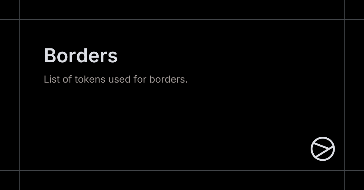 Borders - Yamada UI