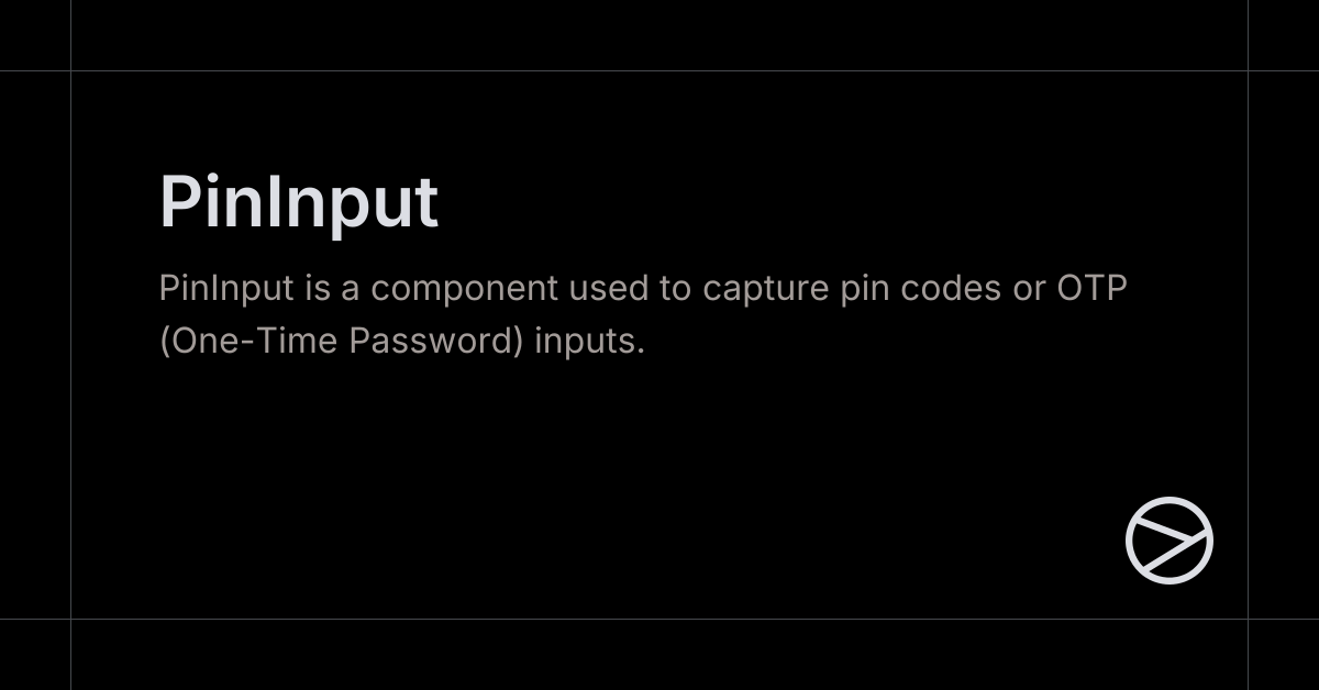 PinInput - Yamada UI