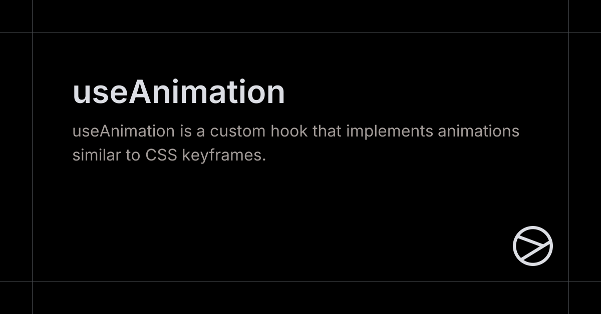 useAnimation - Yamada UI